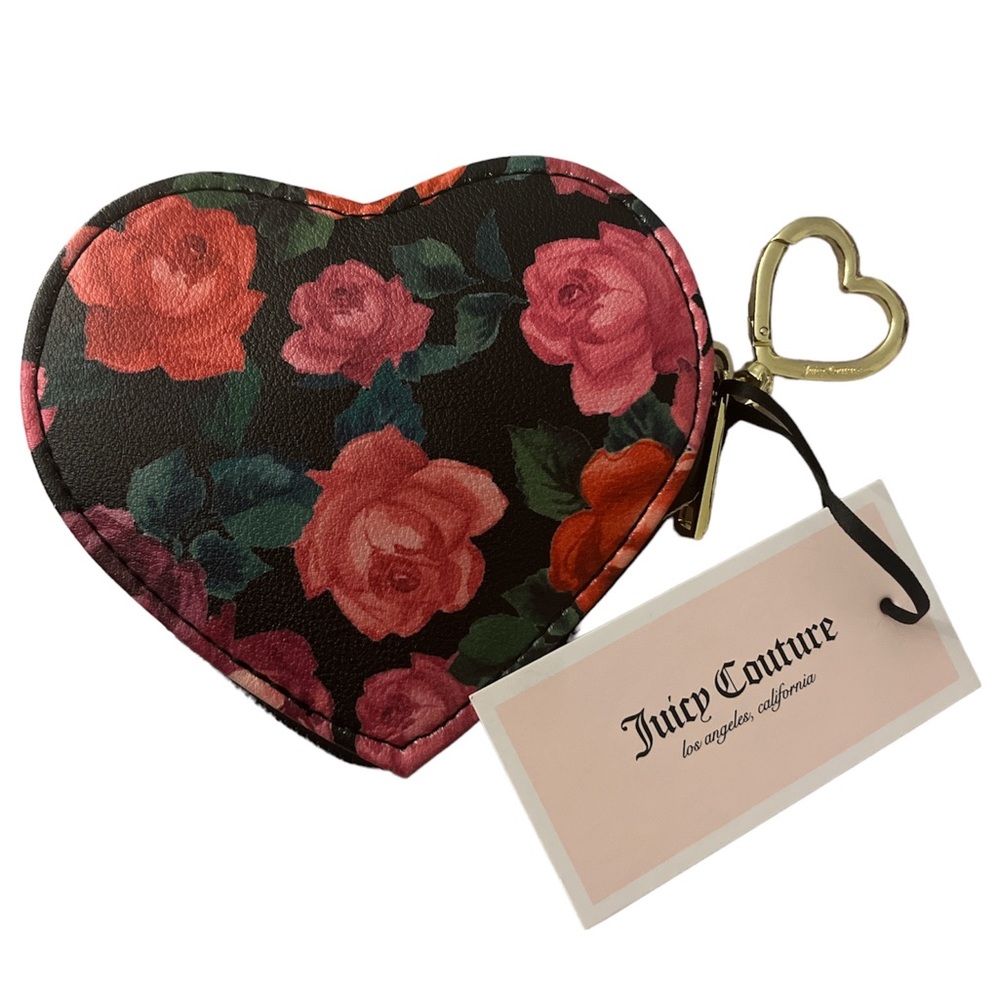 Traded* New! Juicy Couture Heart Shaped Coin Purse - Picture 3 of 4